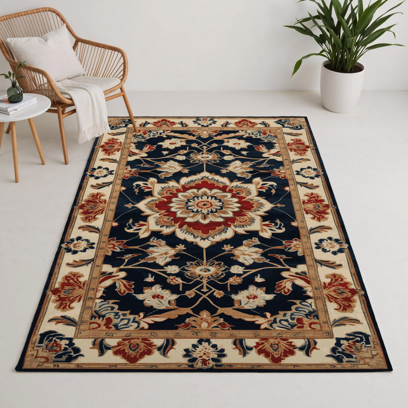 Tapis intérieur et extérieur ArtDeco, Rectangle 5 pi x 7 pi