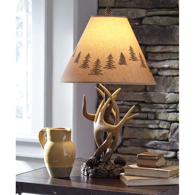Lampe de table en résine Elez