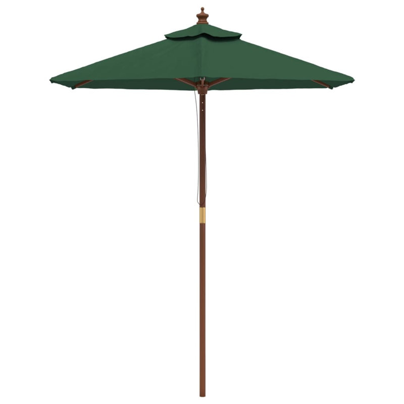 Aslyn Market Parasol, Green, 231cm H x 196cm W x 196cm D