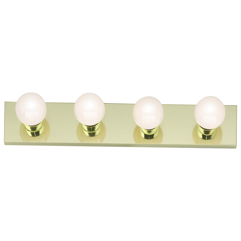 Caislin 4 - Light Dimmable Vanity Light, Polished Brass