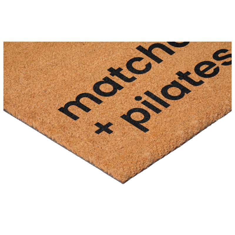 Matcha + Pilates Doormat, 17"x29"