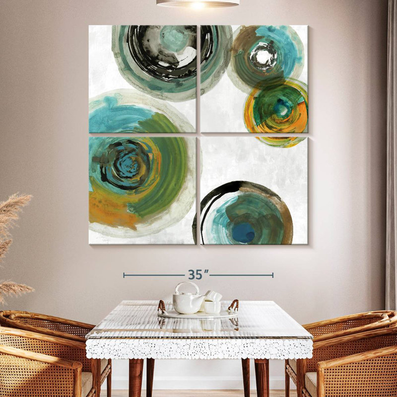 Spirals II, 50" H x 50" W
