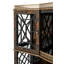 Indochine Solid Wood Lighted Display Stand