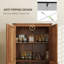 Armoire de cuisine, armoire avec tablettes réglables