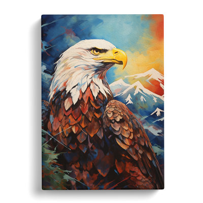 Eagle Contemporary - Wrapped Canvas Print