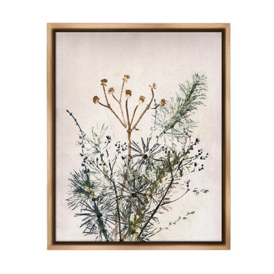 «Pine Needles Impression Floater Frame» par Pernille Folcarelli sur toile