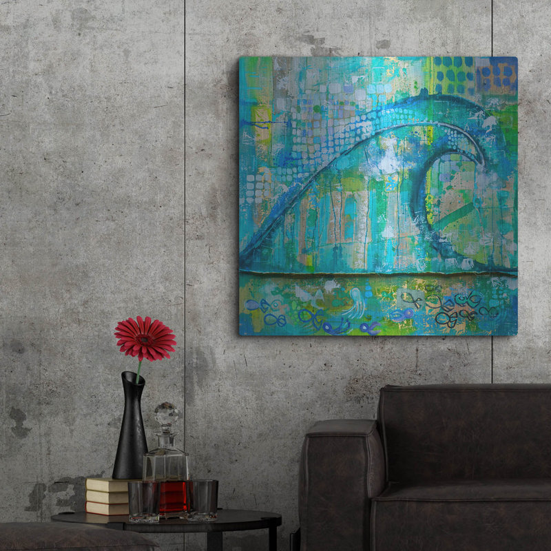 «Wave Fish» par Zwart, H 36 po x l 36 po