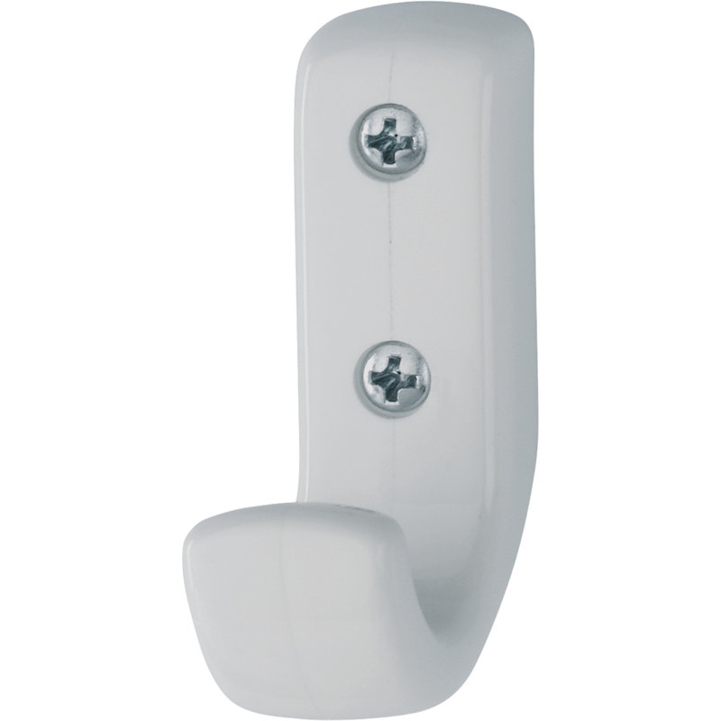 Hydron Plastic Wall Wall Hook, Manhattan Grey