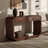 Naun 55.04‘’ Console Table, 3 Storage Drawers-425089469
