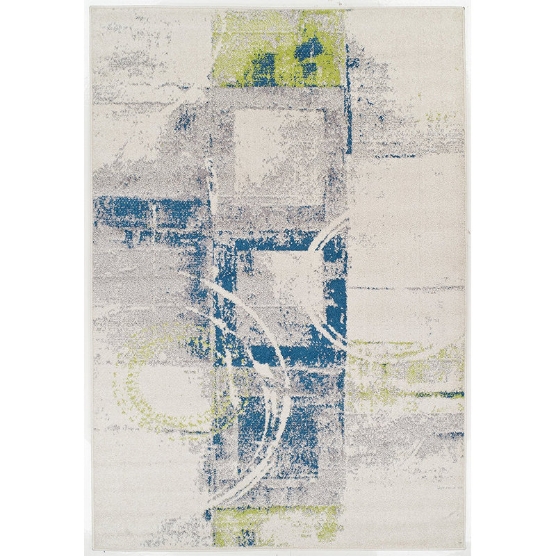 Cotner Wool Abstract Indoor Rug, Rectangle 2' x 3'