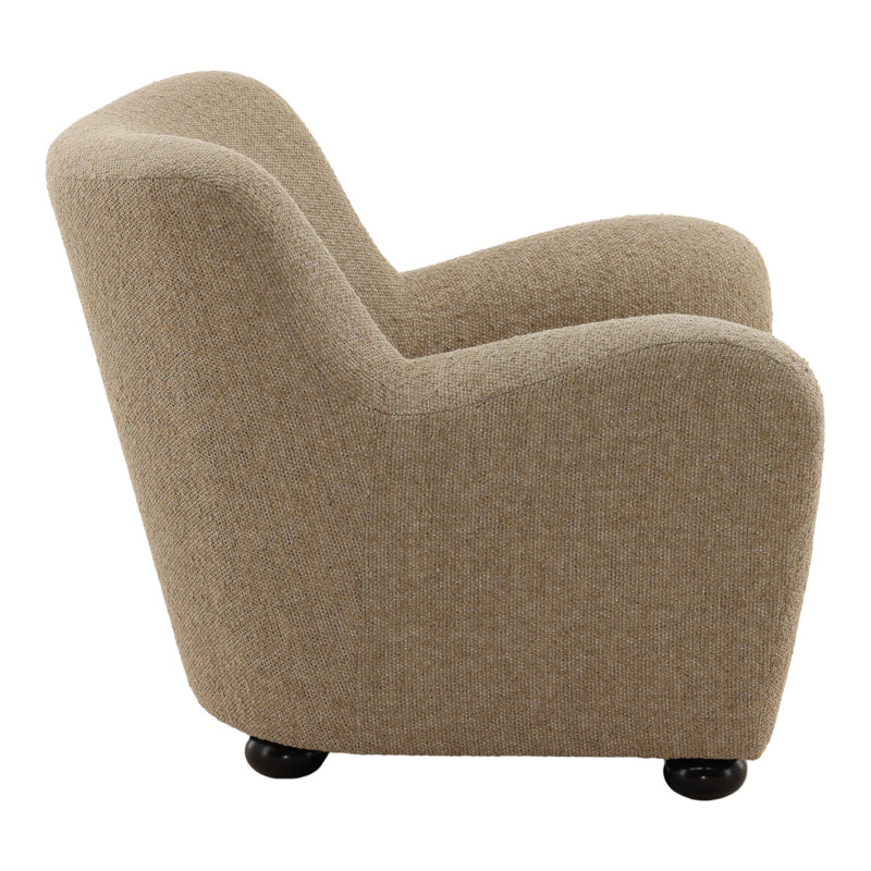 Chaise d'appoint Zulia Camel, Chenille chameau