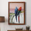 Palm Parrots - Peinture sur toile encadrée-109329977-109330378