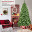 Arbre de Noël avec fil mémoire, arbre en PVC artificiel à charnière, arbre de Noël vert facile à installer pour la décoration intérieure des Fêtes-1198495627