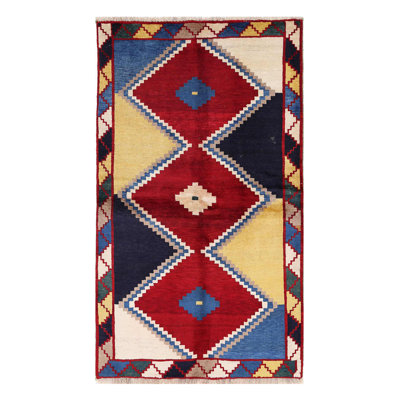 Fine Hand knotted Persian Gabbeh 3'6"X 6'