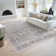 Saxton Oriental Indoor Polypropylene & Polyester Area Rug, Beige | Blue
