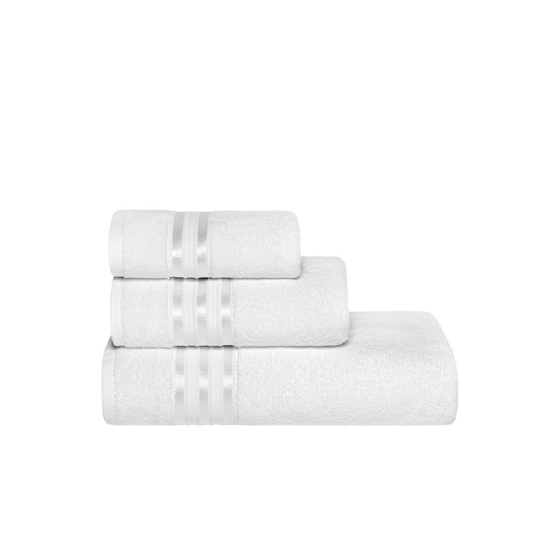 Arcadia Hand Towel, White