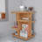 Rotating Rectangular Tabletop Makeup Organizer