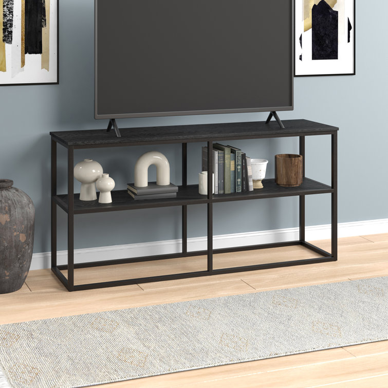 58 W. Trends Contemporary Wood TV Console - Gray