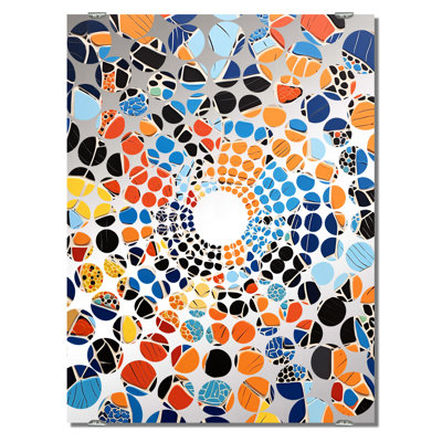 Nitesh - Abstract Tile Wall Mirror Large MIR136333