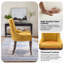 Chaise d'appoint rembourrée en bois massif Junies-924929847