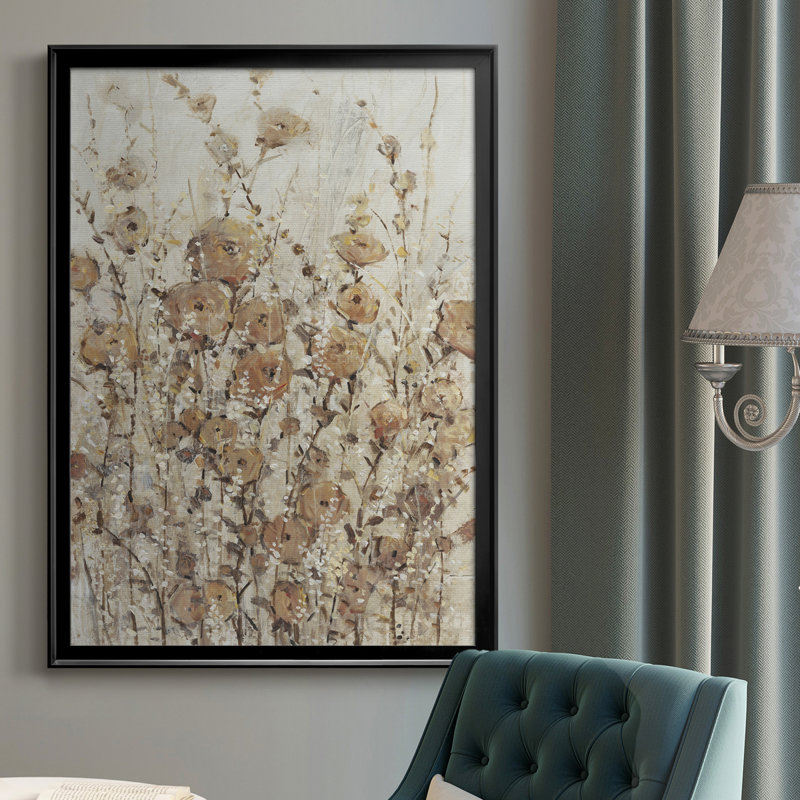 Toile encadrée de qualité supérieure Garden Edge II - prête à être accrochée, Noir, H 24,5 po x l 18,5 po x P 1 po