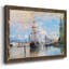 La seine à Rouen, 1872, reproduction d'art sur toile-96281832-96281833