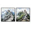 «Great Wall of China Serenity I», ensemble d'art mural sur toile chinois-2059399984-2059399991