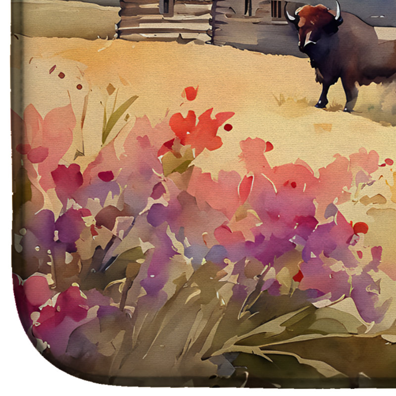 Tapis de séchage en bois Wood Bison