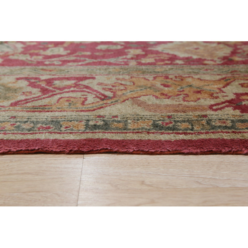 Tapis rouge noué à la main Opulent
