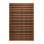 Machine Washable Horizontal Stripes Brown Area Rug