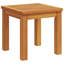 Square Solid Wood Outdoor Side Table - 35 cm W 35 cm D