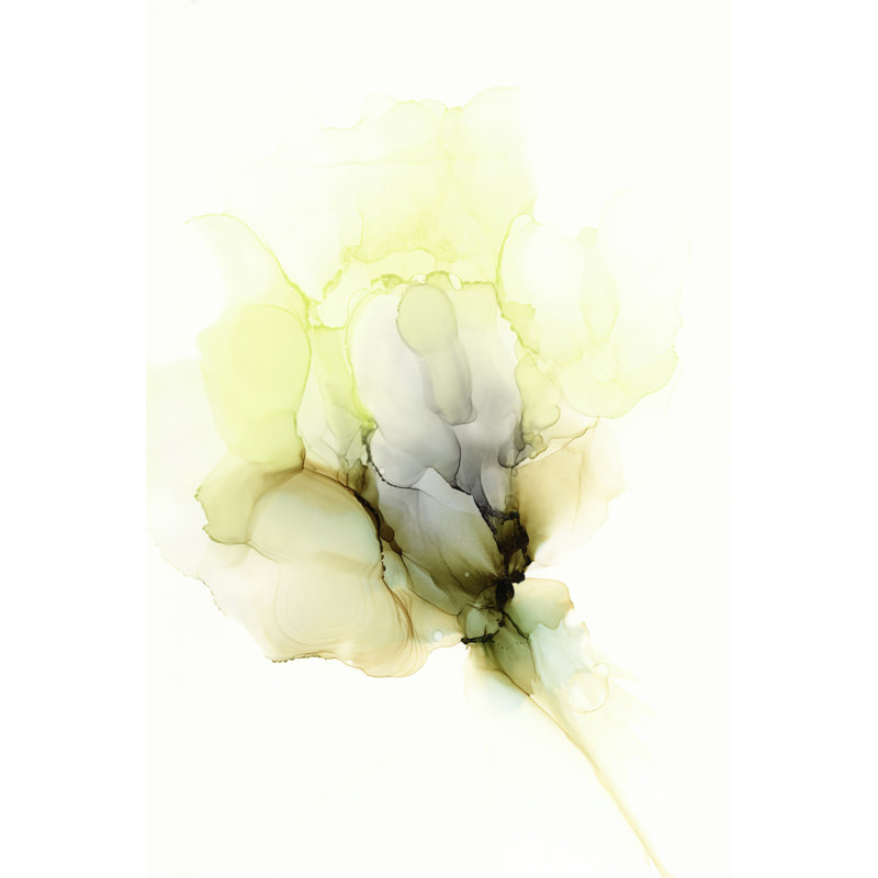 Fluid Bloom II by Jennifer Goldberger - Painting, Wrapped Canvas, 91cm H x 61cm W