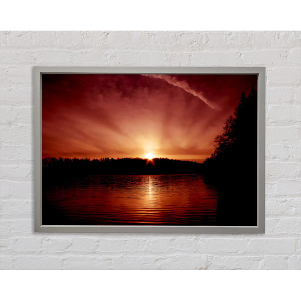 Ebern Designs Sunblaze Ocean - Single Picture Frame Print on Canvas ...