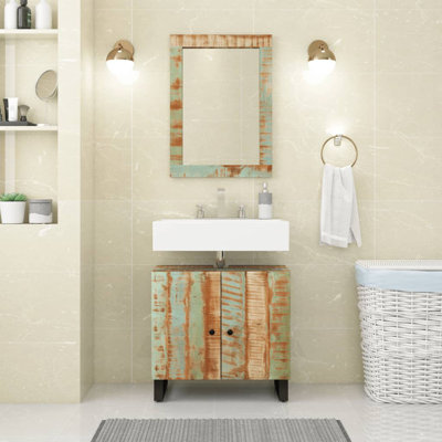  Ensemble de meubles de salle de bain de couleur mélangée