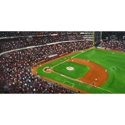 Baseball game - 15.75"x31.50" Desk mat