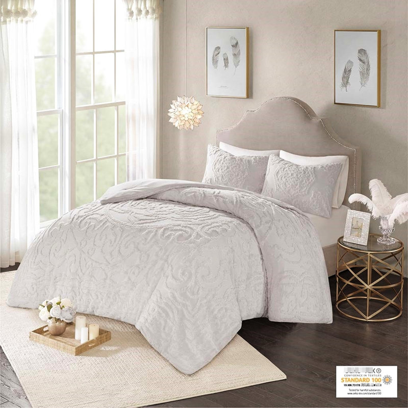 Housse de couette 100% coton chenille Medallion