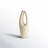 Paper Mache Abstract Curved Decorative Vase with Handle