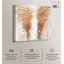 Art mural doré blanc sur toile Golden Wings par Art Remedy-104627770-104627773