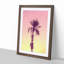 Summertime Palm Tree in Abstract - Picture Frame Painting Print-55613498-55613499