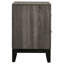 Table de chevet 2 tiroirs Grey Oak