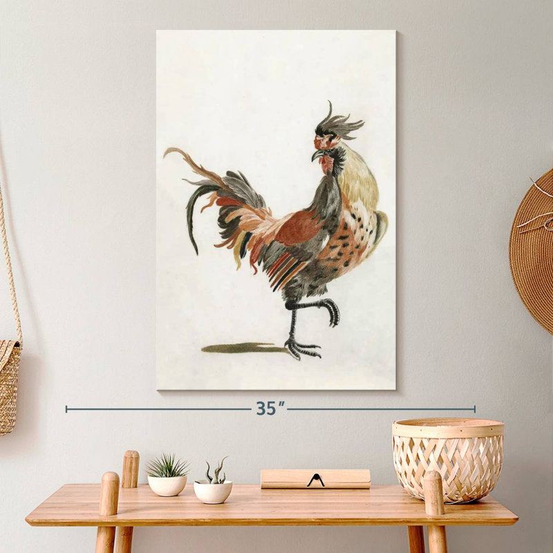 A Cock, 30" H x 20" W