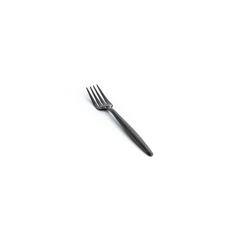 Fourchette à salade Owen - Miroir, Noir