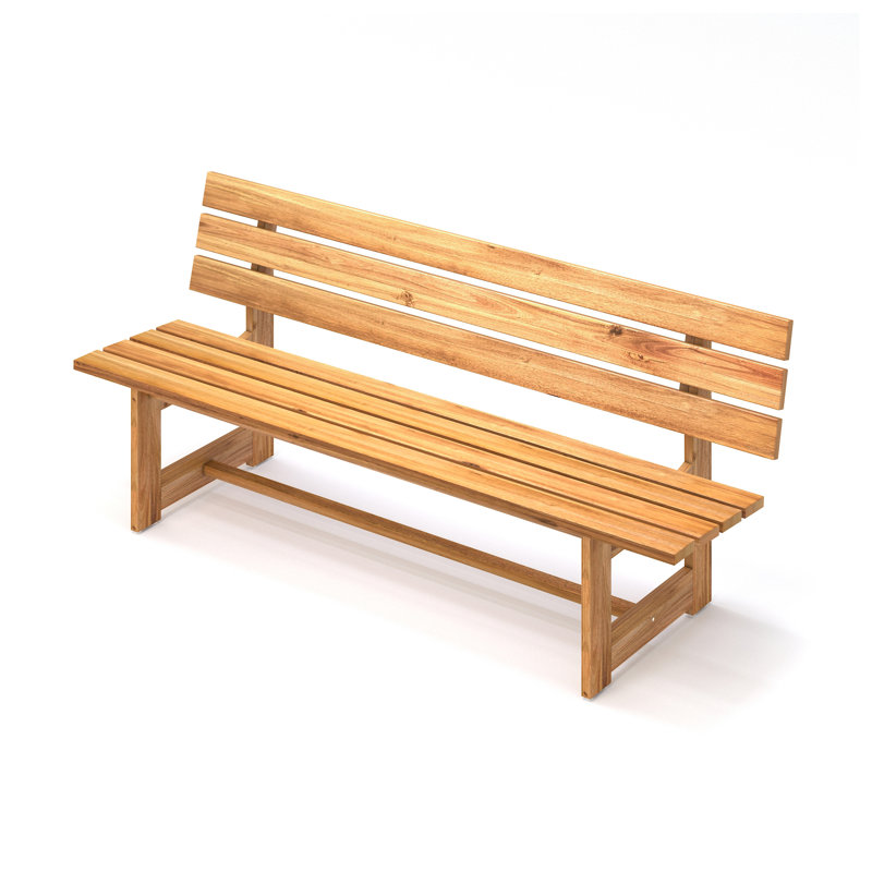 Banc de jardin en bois Inyokern