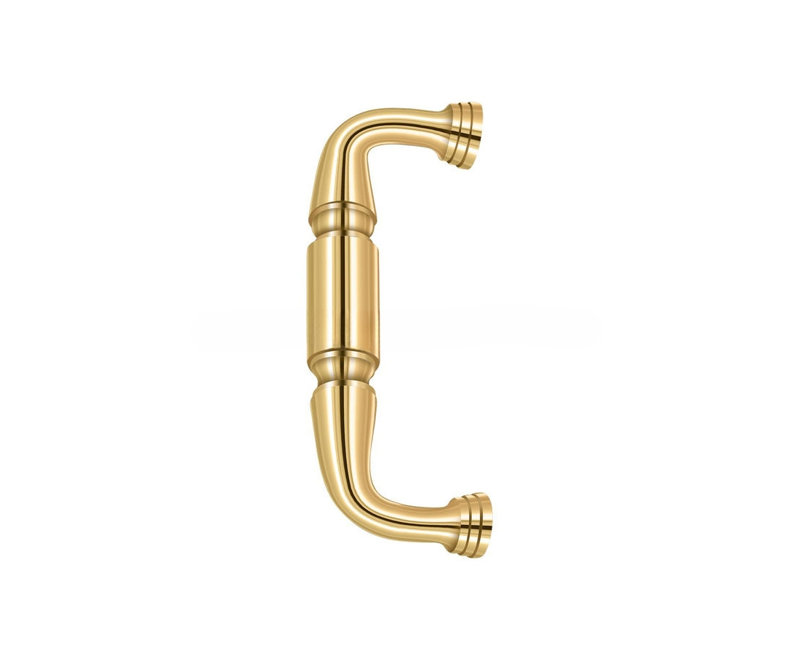Poignée de porte Deltana DP675U5, 6 po en laiton antique, Laiton antique