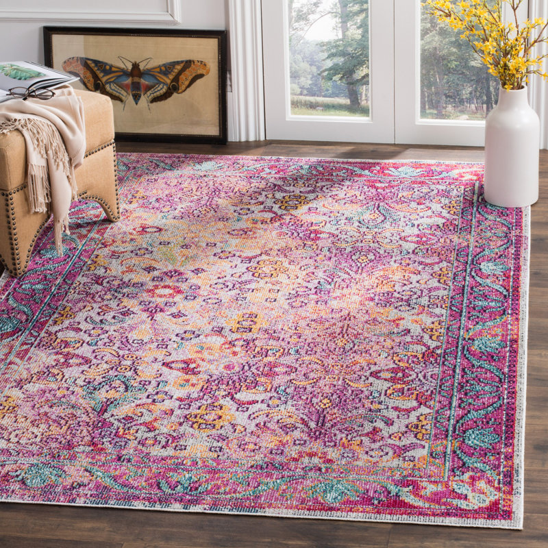 Sanroman Performance Oriental Rug, Rectangle 4' x 6'