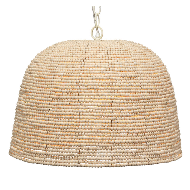 Aryhanna 1 - Light Off White Dome Pendant