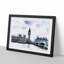 The Houses of Parliament London in Abstract - Picture Frame Painting Print-55611665-55611668