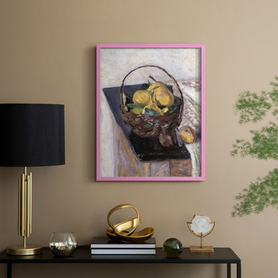 «Vintage Floral Print», reproduction encadrée CCL - bois massif