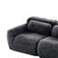 Canapé modulaire 2 places avec coussins décoratifs pour salon-428708679