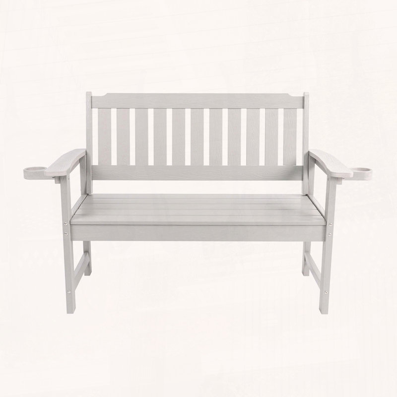 Banc minimaliste gris clair durable, Light Grey